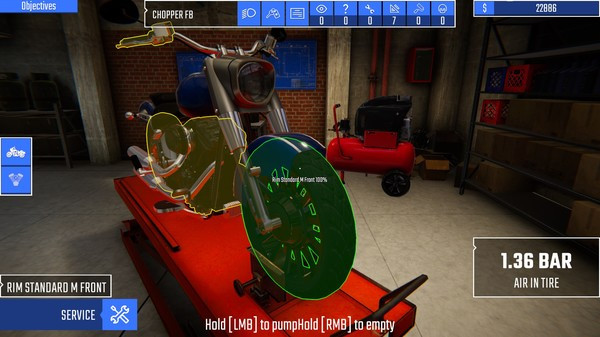 Игра Biker Garage: Mechanic Simulator, скриншот
