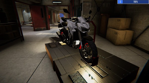 Игра Biker Garage: Mechanic Simulator, скриншот