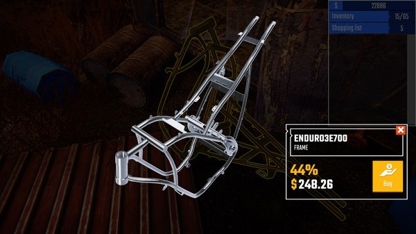 Игра Biker Garage: Mechanic Simulator, скриншот
