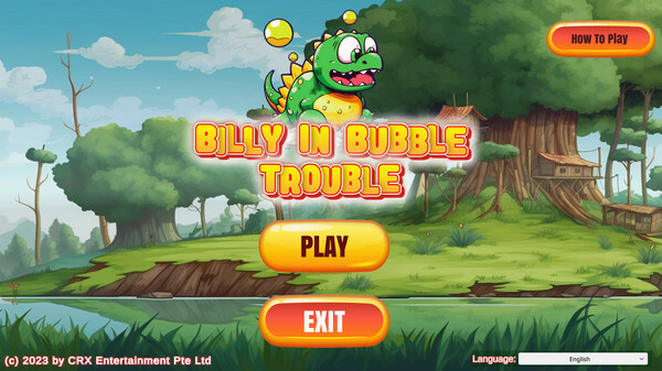 Игра Billy in Bubble Trouble, скриншот