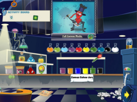Игра Bin Weevils Arty Arcade, скриншот