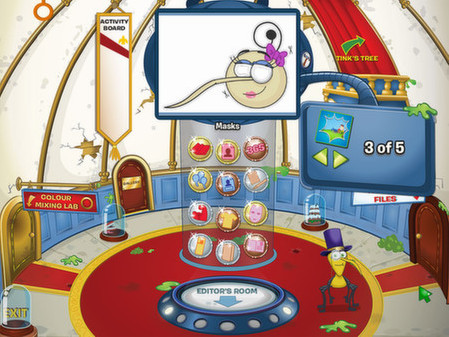 Игра Bin Weevils Arty Arcade, скриншот