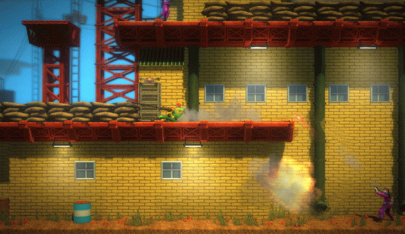 Игра Bionic Commando: Rearmed, скриншот