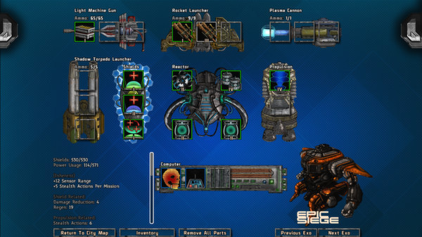 Игра Bionic Dues, скриншот