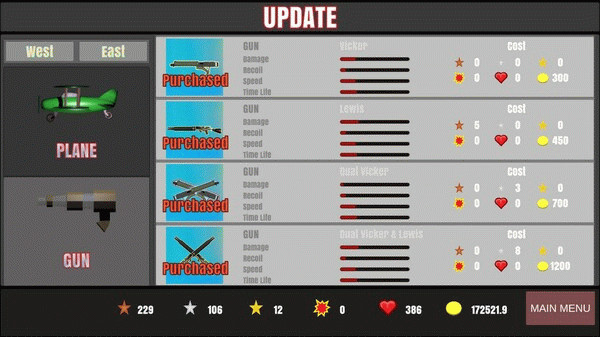Игра Biplane Baron 2: Flying Ace, скриншот