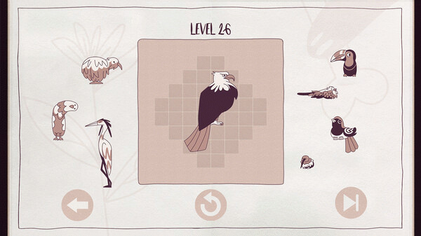 Игра Birds Organized Neatly, скриншот