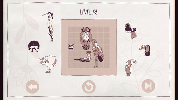 Игра Birds Organized Neatly, скриншот