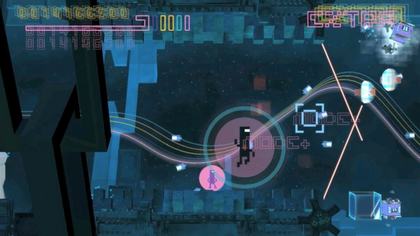 Игра BIT.TRIP FATE, скриншот