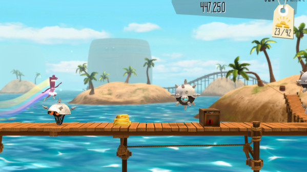 Игра BIT.TRIP Presents... Runner2: Future Legend of Rhythm Alien, скриншот