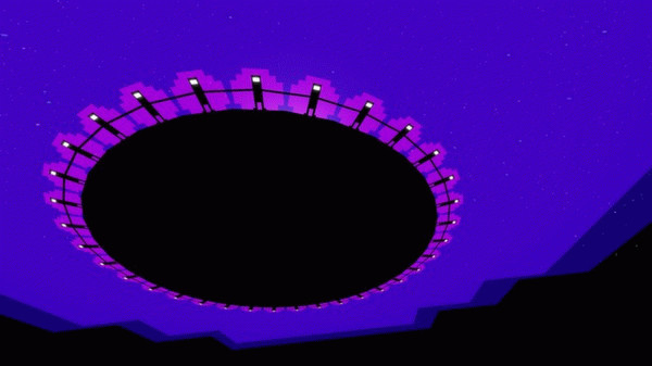Игра BIT.TRIP VOID, скриншот