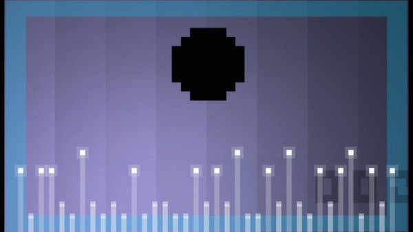 Игра BIT.TRIP VOID, скриншот