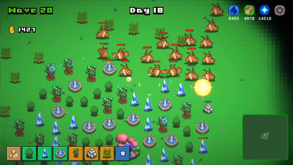 Игра Bitesize Heroes: Forest Defender, скриншот