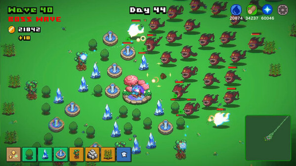Игра Bitesize Heroes: Forest Defender, скриншот