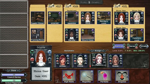 Игра Black Closet, скриншот