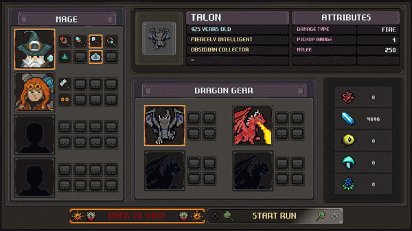 Игра Black Dragon Mage, скриншот