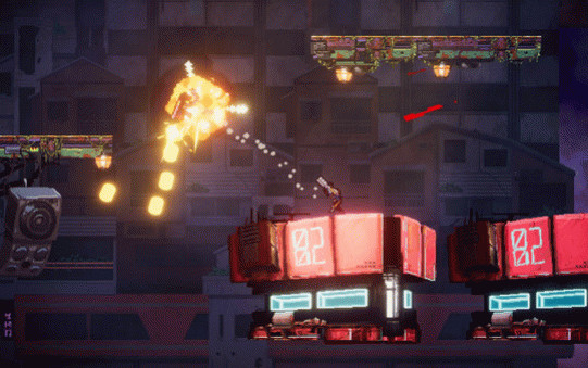 Игра Black Future '88, скриншот