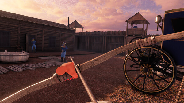 Игра Black Trail VR, скриншот