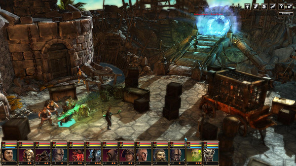 Игра Blackguards 2, скриншот