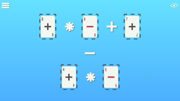 Игра BlackJack Math, скриншот