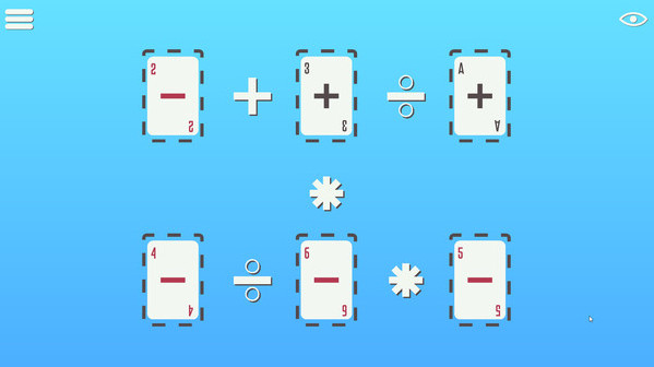 Игра BlackJack Math, скриншот