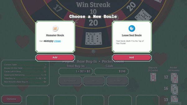 Игра Blackjack Roulette, скриншот
