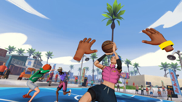 Игра Blacktop Hoops, скриншот