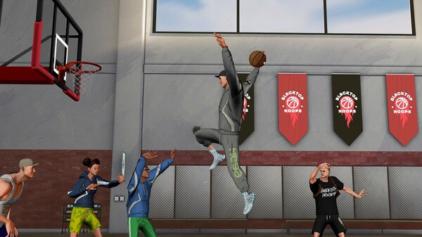 Игра Blacktop Hoops, скриншот
