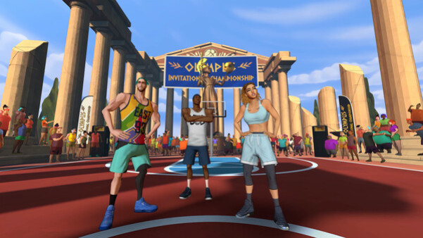 Игра Blacktop Hoops, скриншот