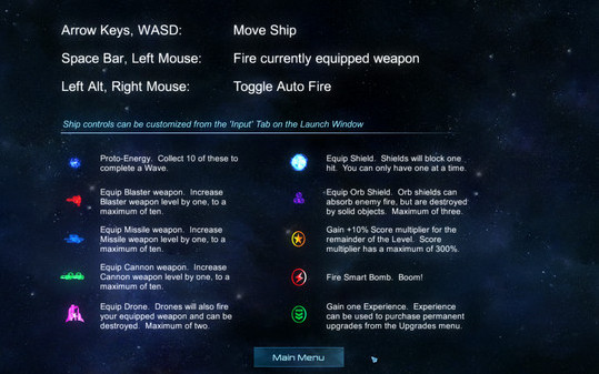 Игра Bladestar, скриншот