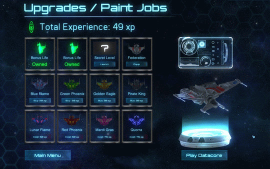 Игра Bladestar, скриншот