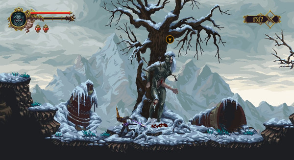 Игра Blasphemous - 'Alloy of Sin' Character Skin, скриншот