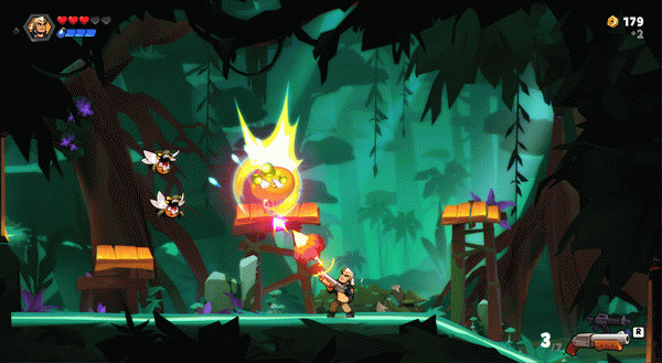 Игра Blast Brigade vs. the Evil Legion of Dr. Cread, скриншот