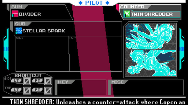 Игра Blaster Master Zero 2 - DLC Playable Character: Copen from "Luminous Avenger iX", скриншот