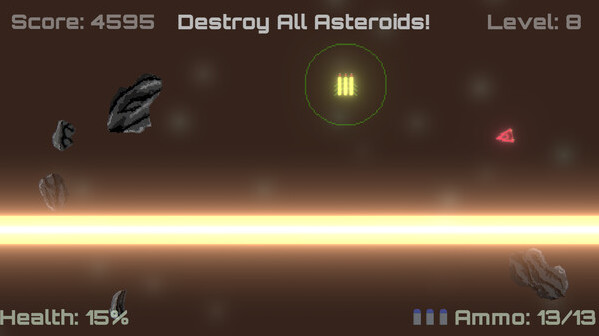 Игра Blasteroids, скриншот