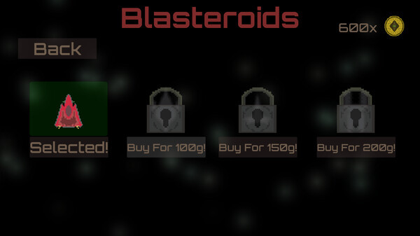 Игра Blasteroids, скриншот