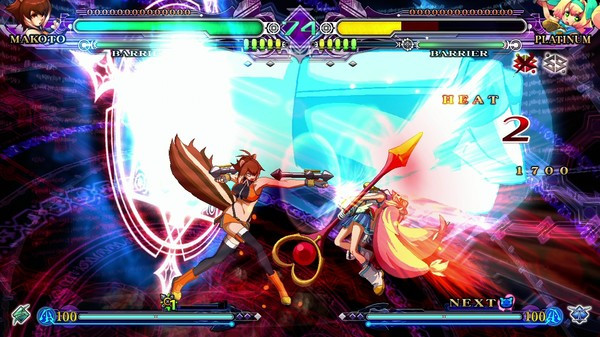 Игра BlazBlue: Continuum Shift Extend, скриншот