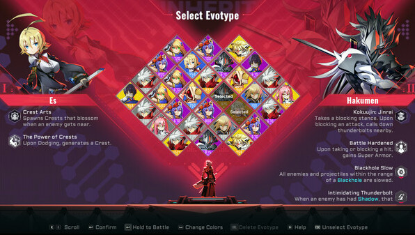 Игра BlazBlue Entropy Effect, скриншот