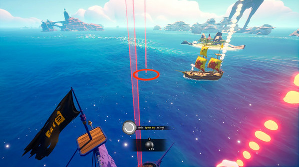 Игра Blazing Sails, скриншот
