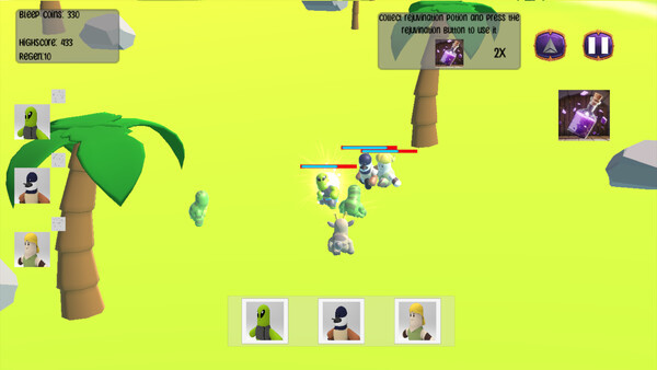 Игра Bleep Battles, скриншот