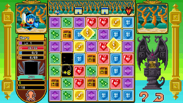 Игра Block Legend DX, скриншот