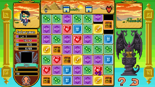 Игра Block Legend DX, скриншот