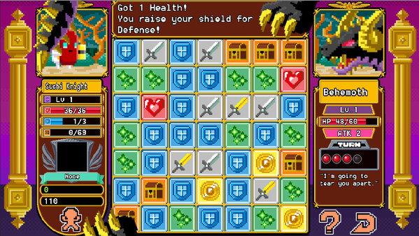 Игра Block Legend DX, скриншот
