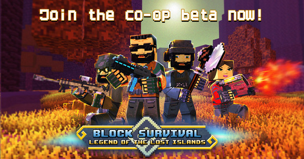 Игра Block Survival: Legend of the Lost Islands, скриншот