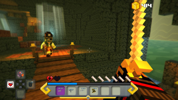 Игра Block Survival: Legend of the Lost Islands, скриншот