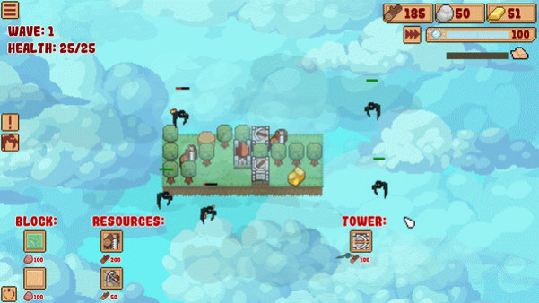 Игра Block Tower TD, скриншот