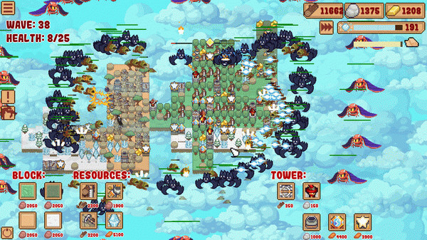 Игра Block Tower TD, скриншот