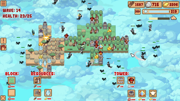 Игра Block Tower TD, скриншот