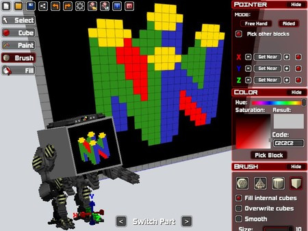 Игра Blockstorm, скриншот