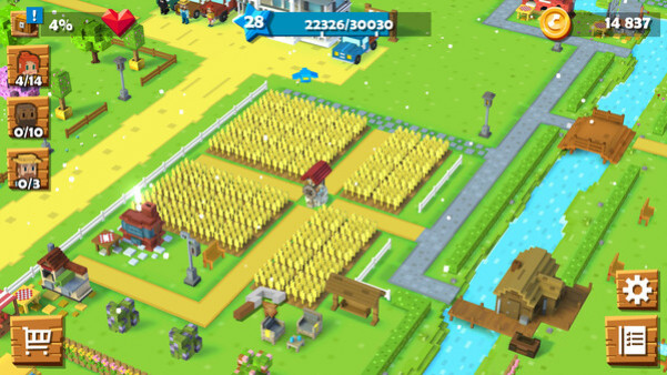 Игра Blocky Farm, скриншот
