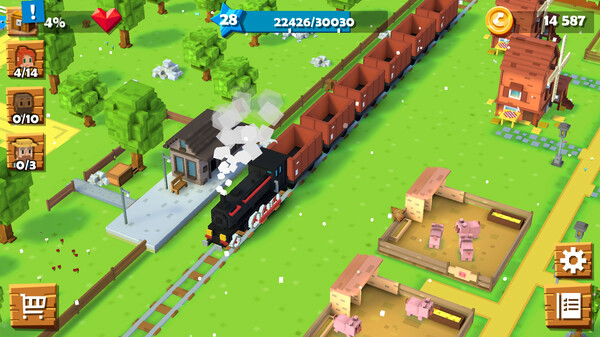 Игра Blocky Farm, скриншот